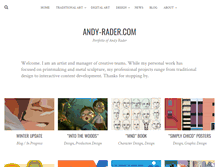 Tablet Screenshot of andy-rader.com